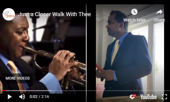 Wynton Marsalis on Trumpet & Salmon Cupid on the E- Pan with the Steelpan App PRO