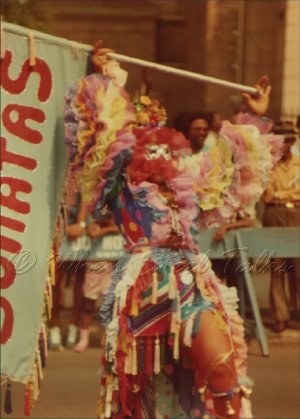 Flagwoman for Sonatas Steel Orchestra - 1983