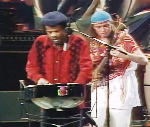 Panist Othello Molineaux with Jaco Pastorius