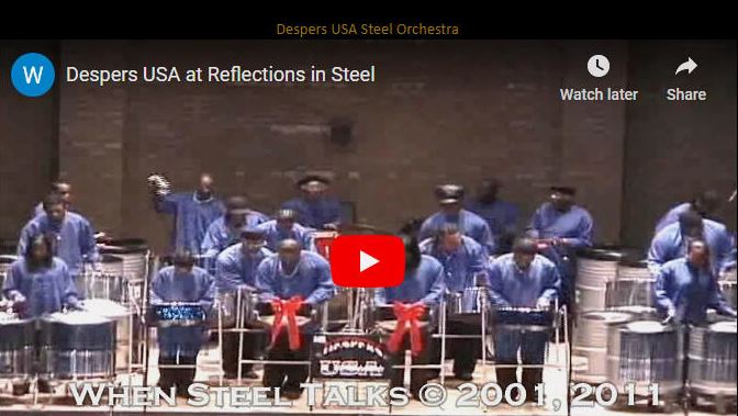 Despers USA Steel Orchestra at 2001 Reflections in Steel concert