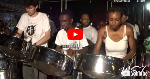 CrossFire Steel Orchestra getting ready for the 2015 New York Panorama competition