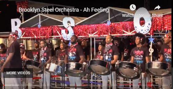 Brooklyn Steel Orchestra on stage