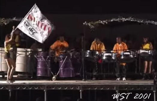 Invaders/Ambassadors Steel Orchestra at the 2001 USSA New York Panorama